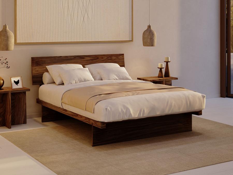 japanese bed walnut
