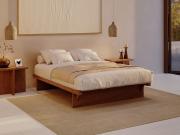 japanese bed no headboard sapele