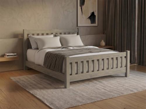 Cama Bradgate baja de color gris lavado de Get Laid Beds