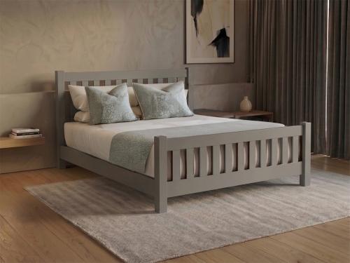 Cama baja gris Bradgate de Get Laid Beds