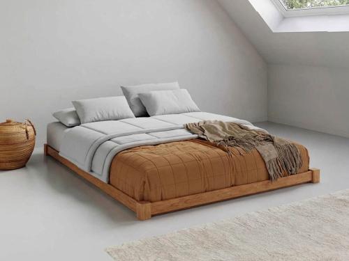 low loft bed cherry