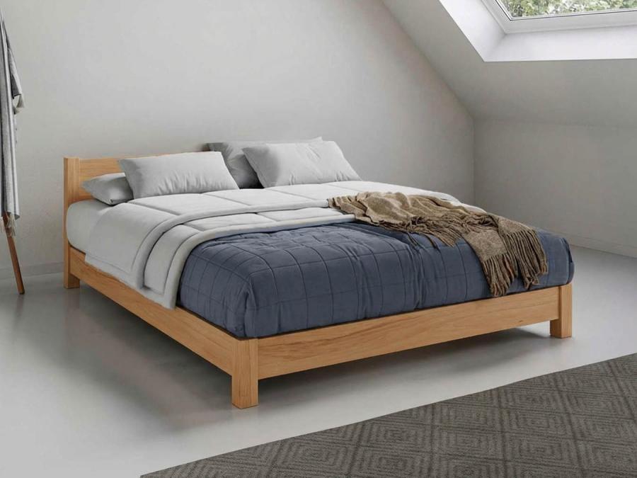 low oriental bed space saver beech
