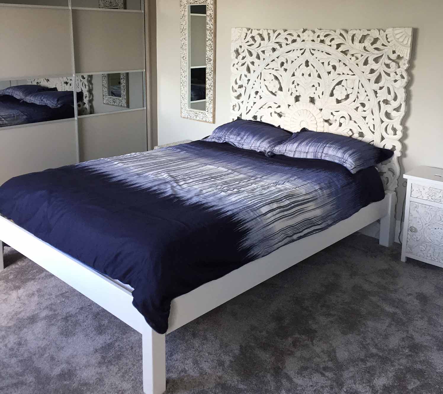 Paredes de acento para el dormitorio principal