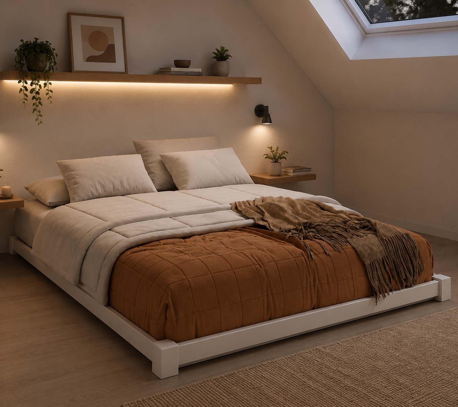ideas de diseño para dormitorios pequeños Replanteando el concepto de mesilla de noche